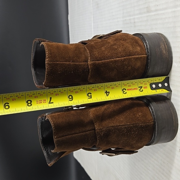 Aquatalia Suede Leather Bree Ankle Boots 10 - Picture 3 of 8